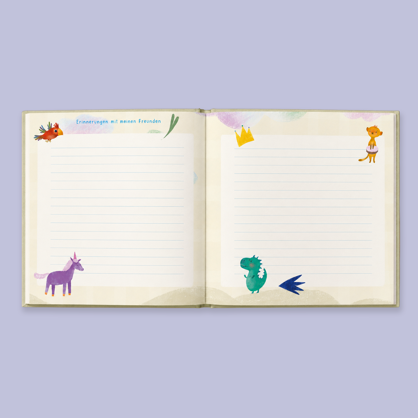 VORBESTELLBAR VÖ 05.10.2026 Meine ersten Freunde - EINHORN - ein Album für meine ersten Freunde (Freundebuch EINHORN Kindergarten, Kita & Co ab 2 Jahre) Lelu Geschenkbuch