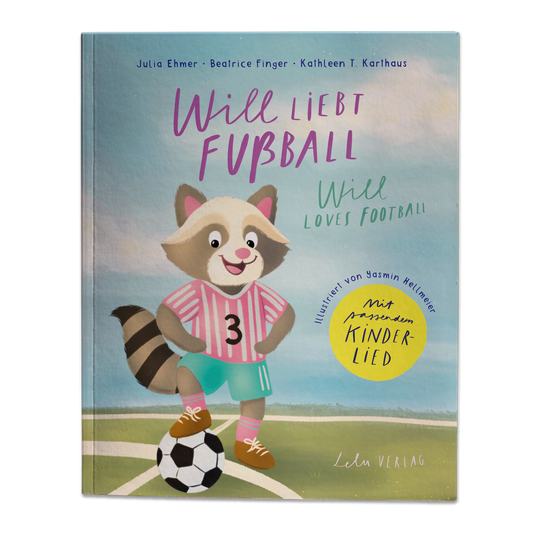 Kinderbuch "Will liebt Fußball - Will loves football"