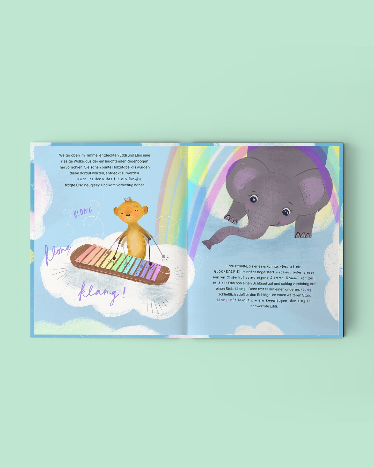 Kinderbuch "Eddi & Elsa finden Musik"