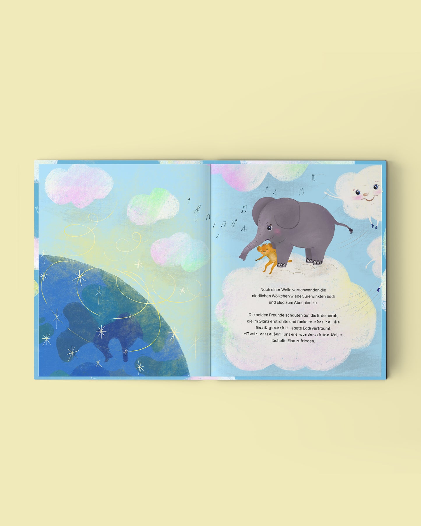 Kinderbuch "Eddi & Elsa finden Musik"