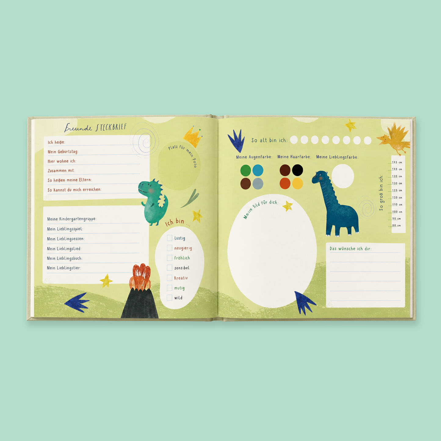 VORBESTELLBAR VÖ 05.10.2026 Meine ersten Freunde - DINO - ein Album für meine ersten Freunde (Freundebuch DINO Kindergarten, Kita & Co ab 2 Jahre) Lelu Geschenkbuch