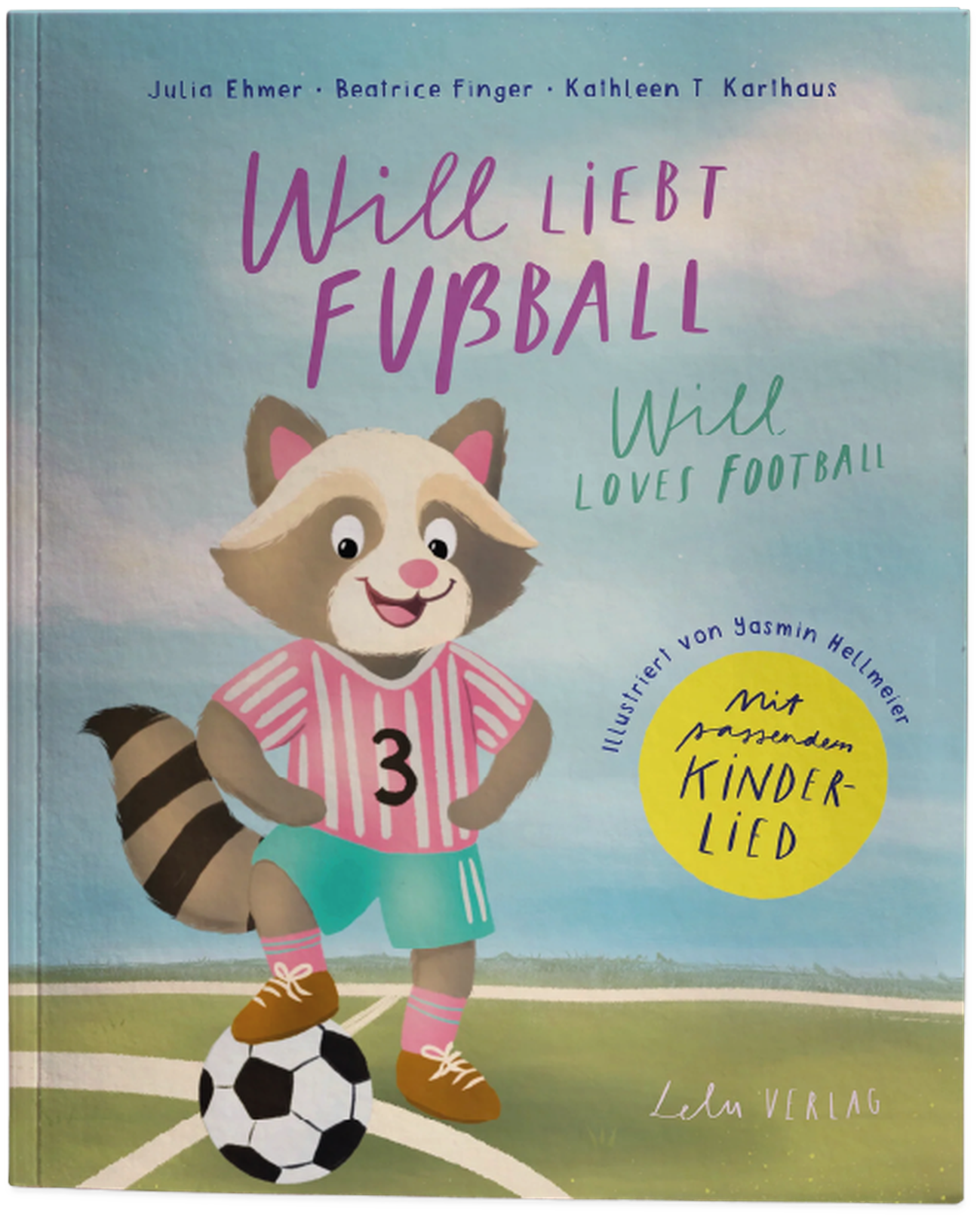 Kinderbuch "Will liebt Fußball - Will loves football"