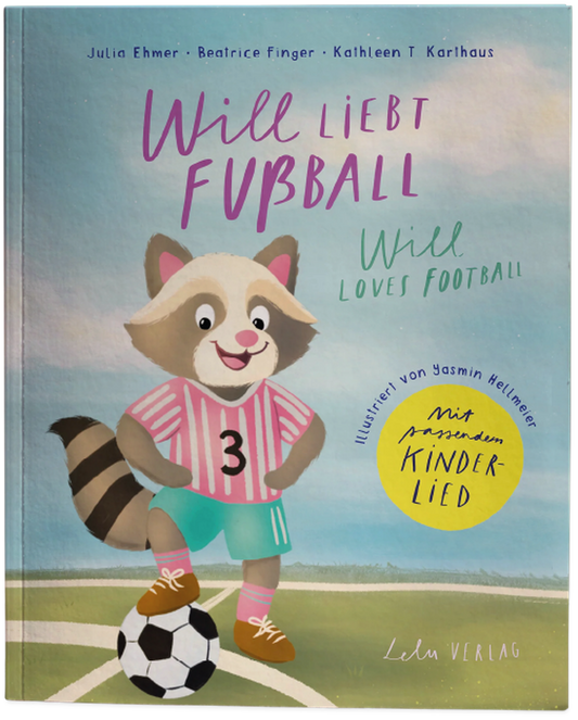 Kinderbuch "Will liebt Fußball - Will loves football"